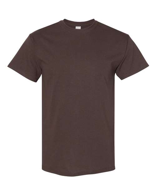 Dark Chocolate Gildan Heavy Cotton T-Shirt