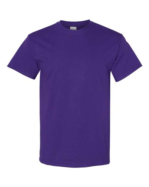 Purple Gildan Heavy Cotton T-Shirt
