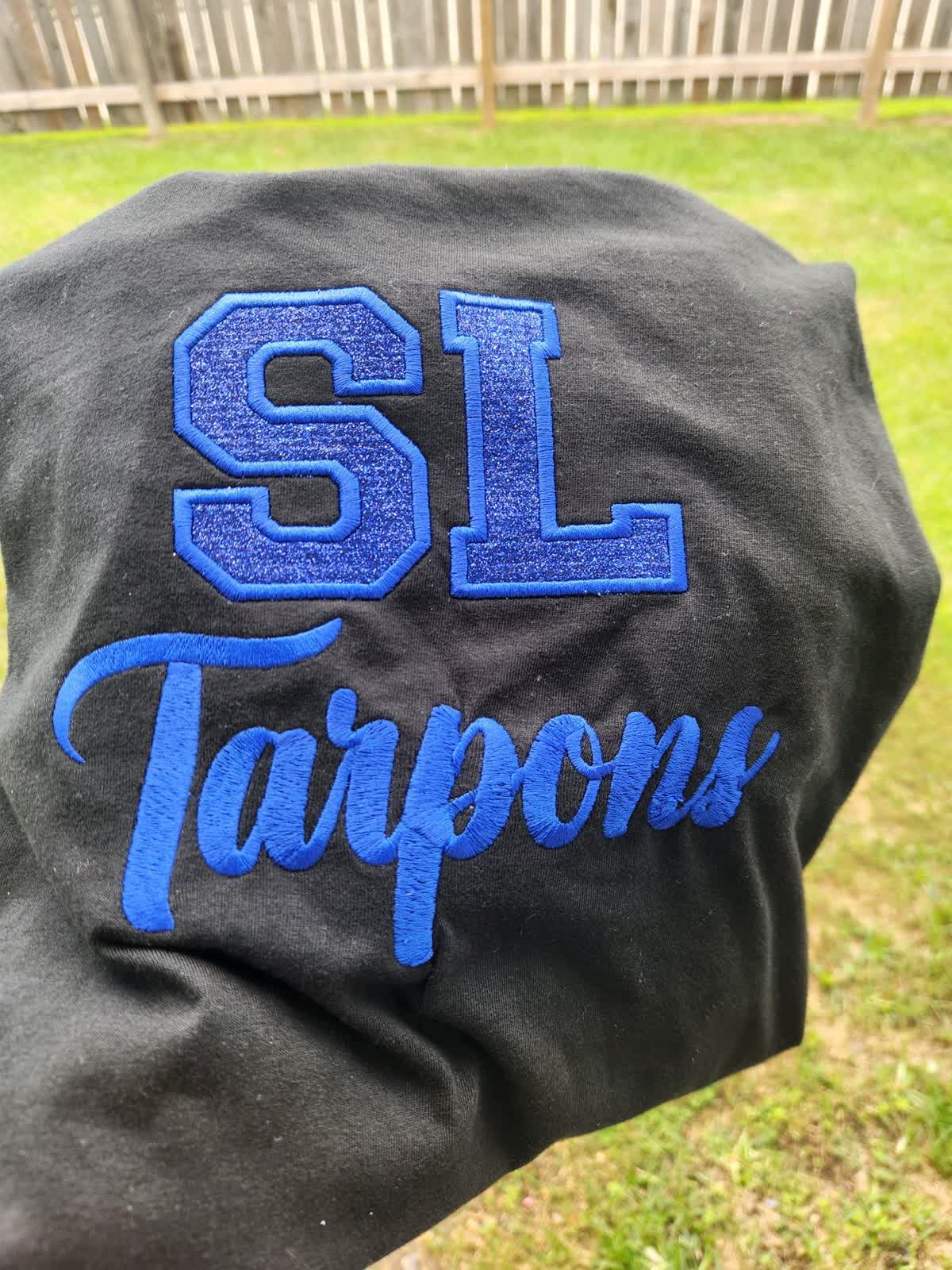 Collegiate Glitter Appliqué Sweatshirt