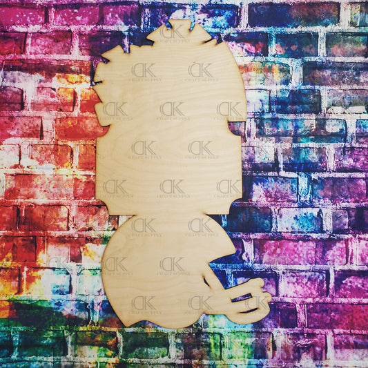 Cheer Pom Pom Football Tri Piece