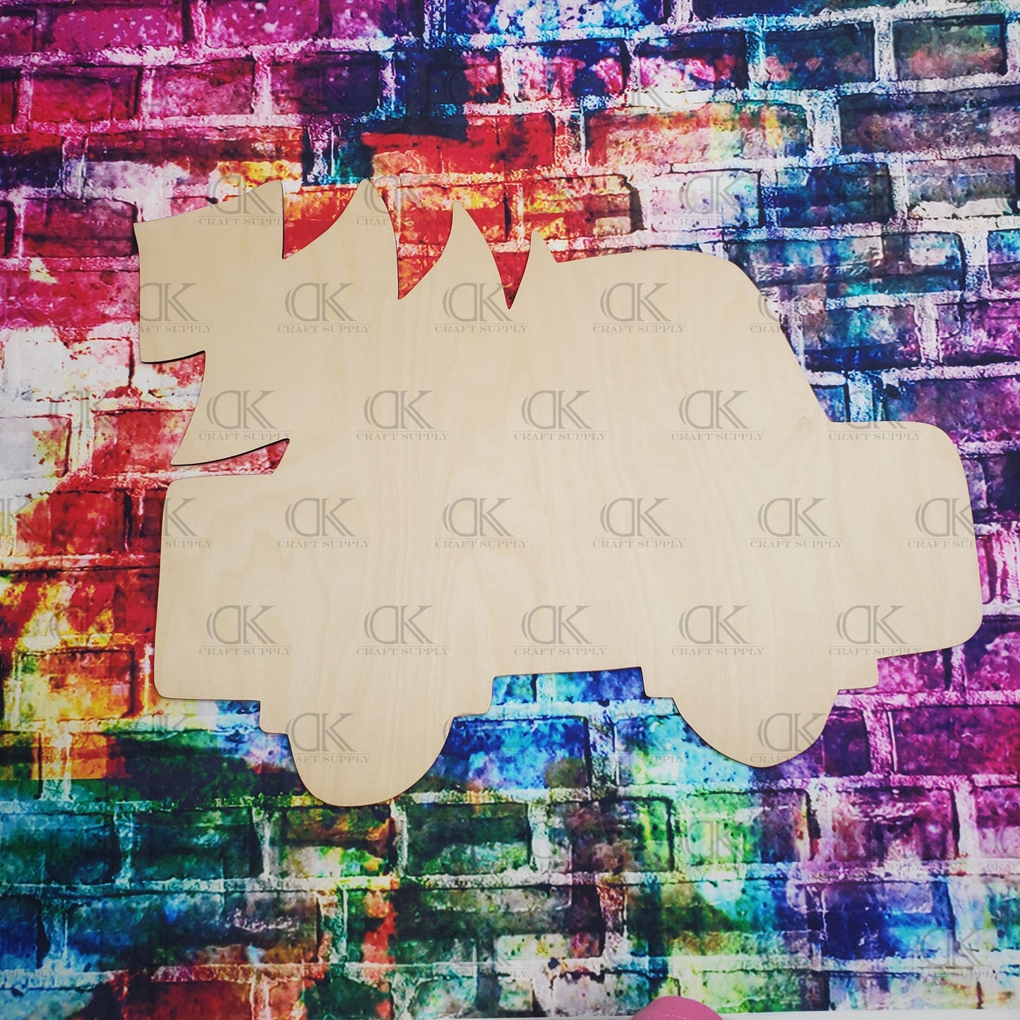 Christmas Tree Truck Side View