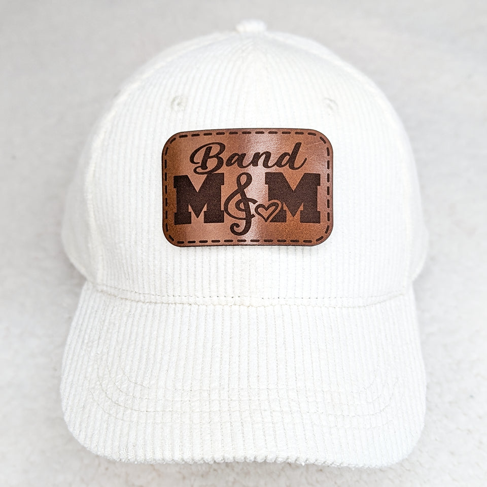 Band Mom Leather Hat Patch