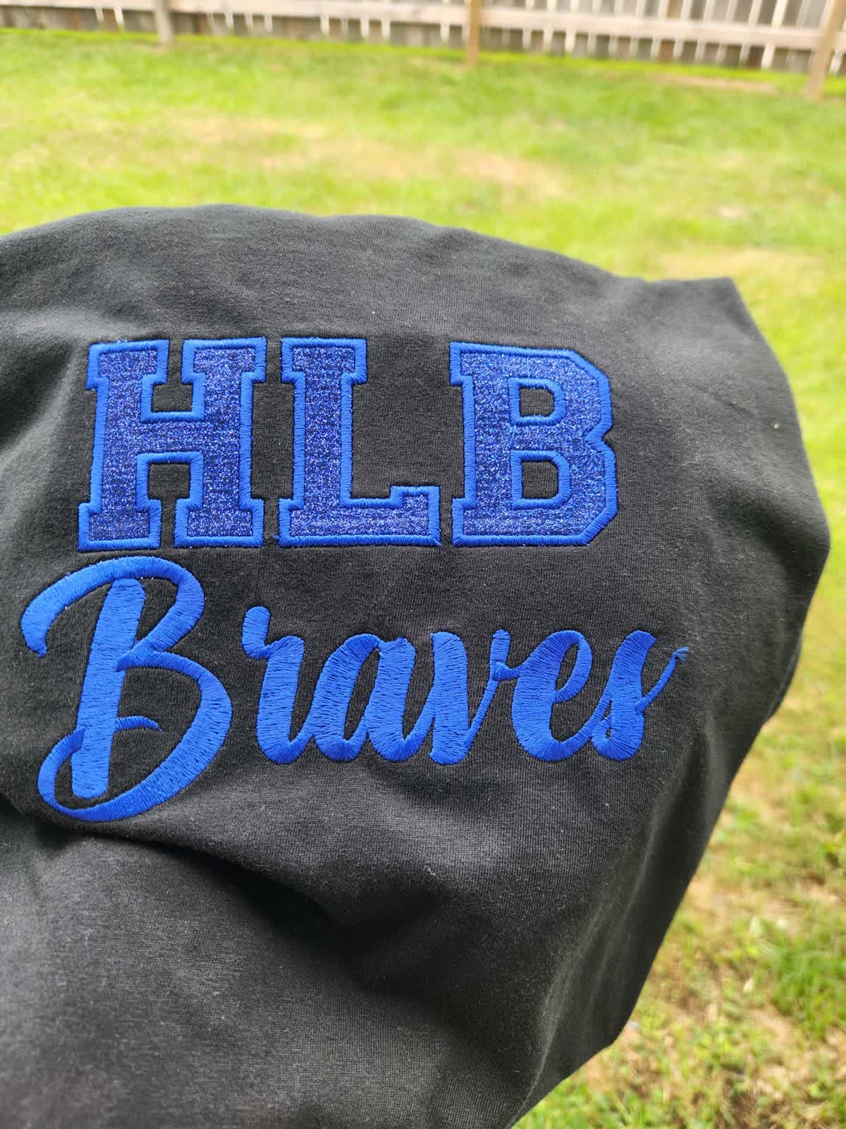 Collegiate Glitter Appliqué Sweatshirt