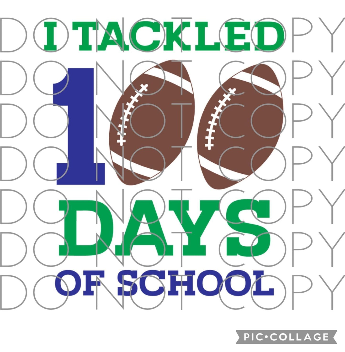 I tackled 100 days of school (Direct To Film)