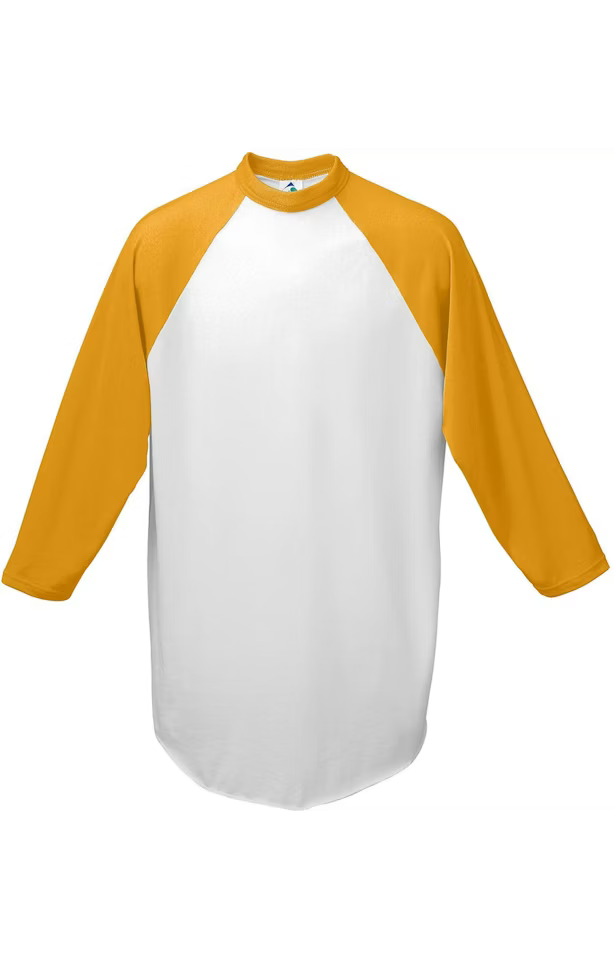 Augusta - Raglan - Gold/White