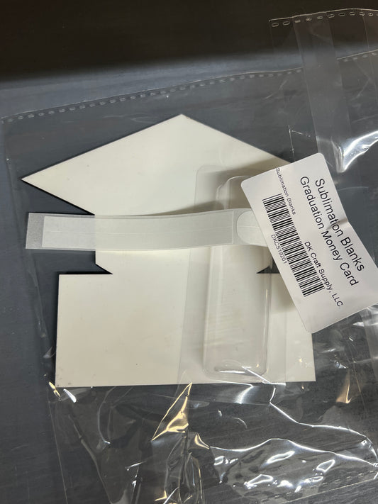 Sublimation Graduation Money Card