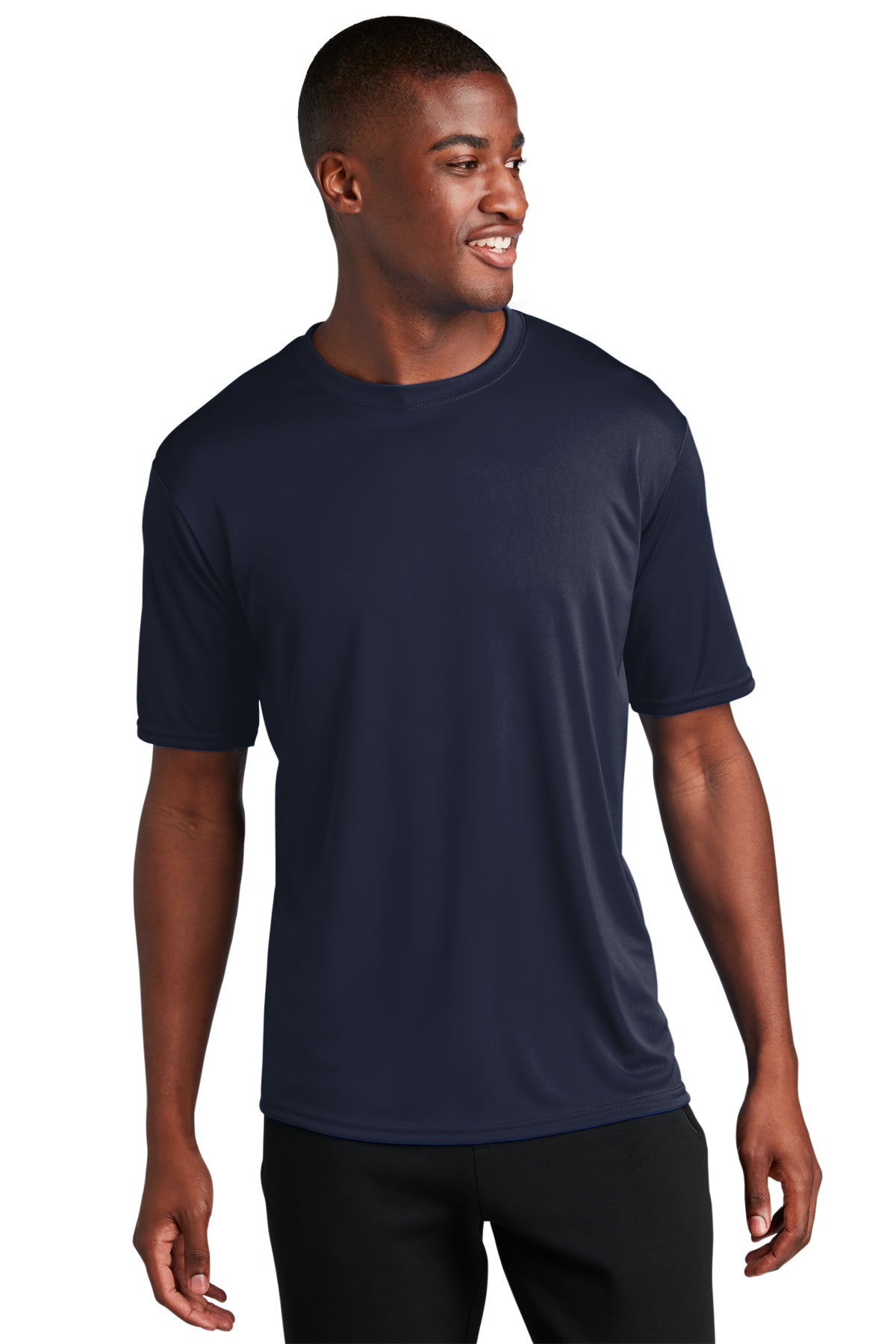 Deep Navy Port & Company Short Sleeve Performance Tee