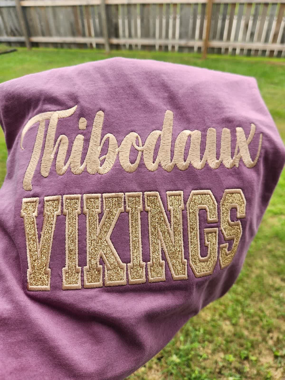 Collegiate Glitter Appliqué Sweatshirt