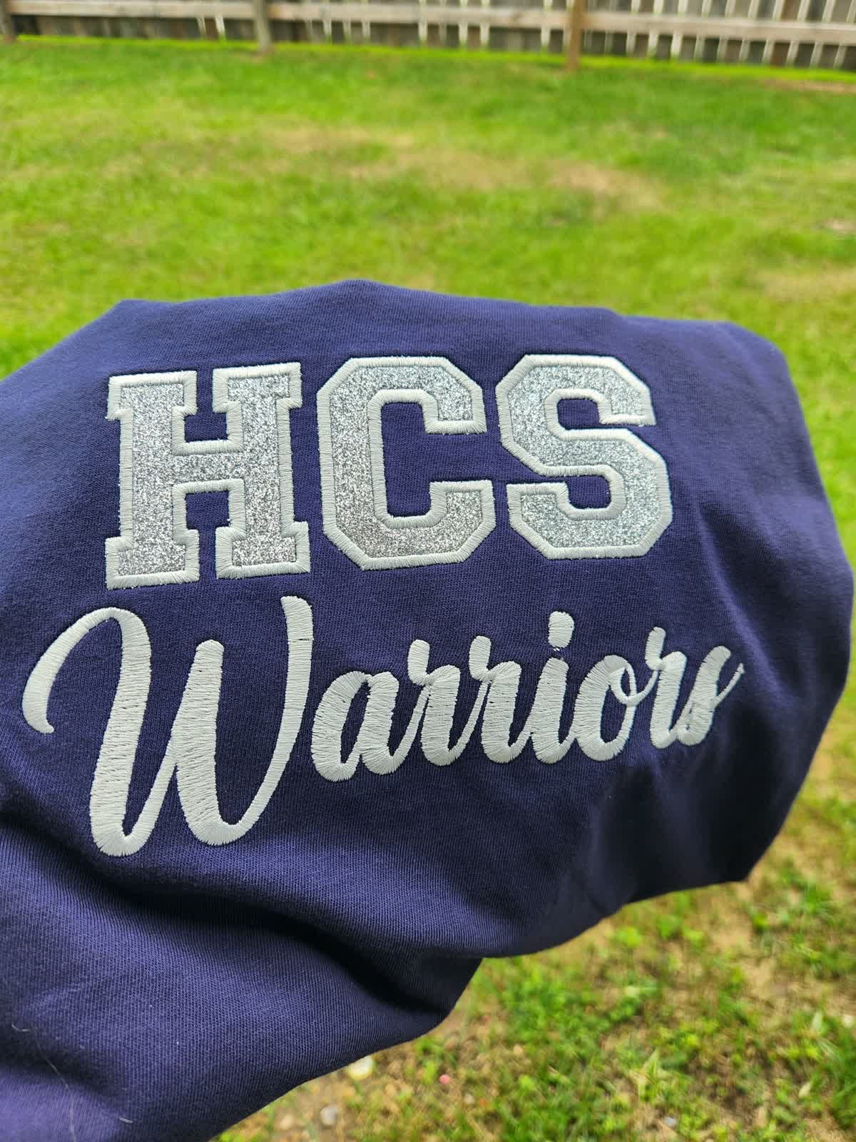 Collegiate Glitter Appliqué Sweatshirt
