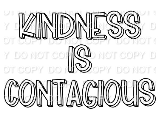 Kindness is Contagious Single Color (Adult)