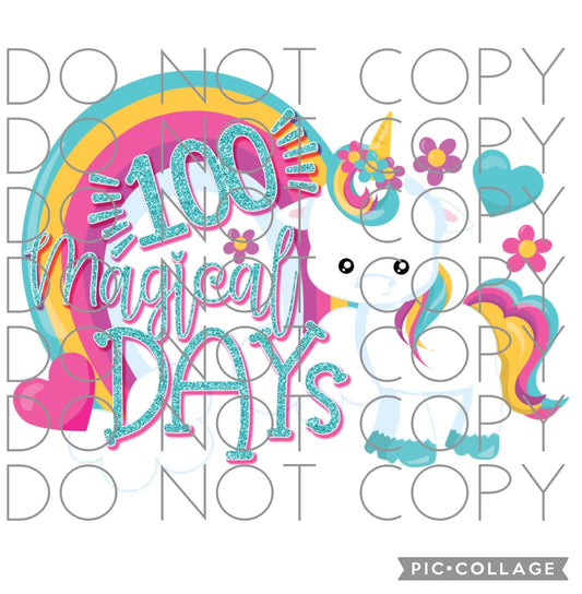 100 magical days colored (Direct To Film)