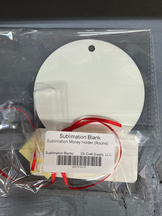 Sublimation Round Money Holder