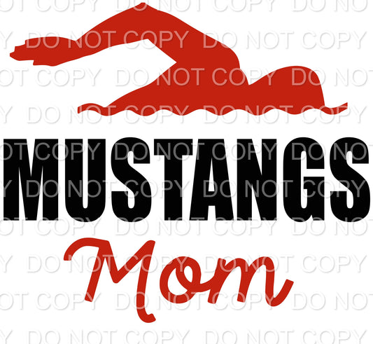 AHS Mustangs Swim Mom (Sublimation)