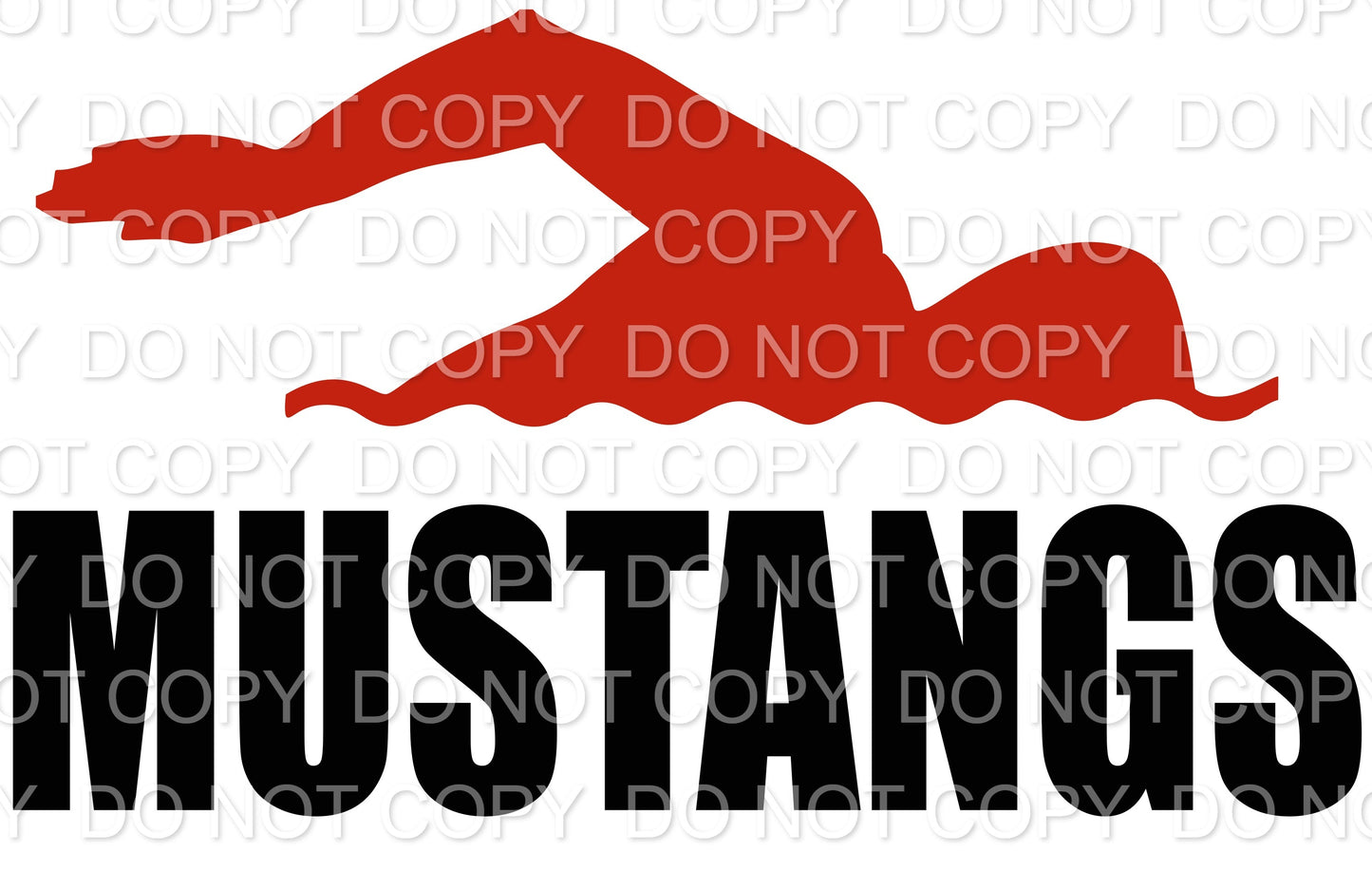 AHS Mustangs Swim (Sublimation)