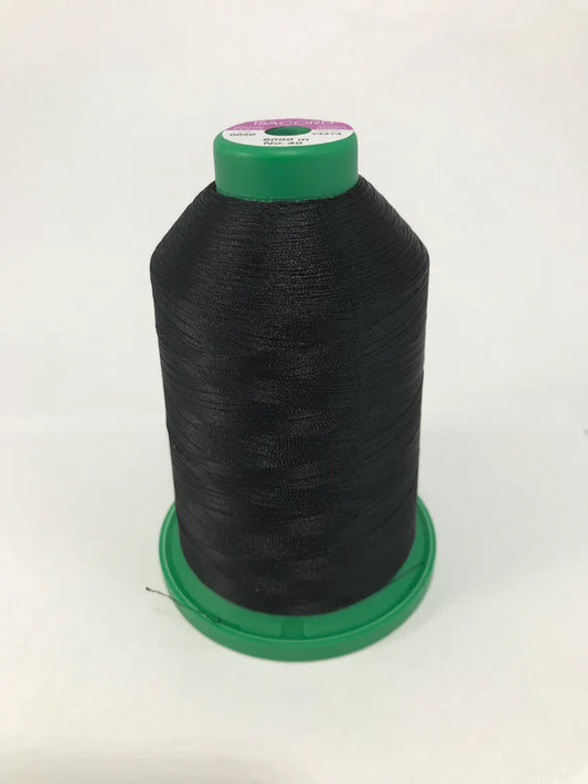 0020 Black - Isacord Embroidery Thread 40WT 5000M