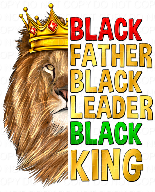 Black Father Black Leader Black King(Direct To Film)