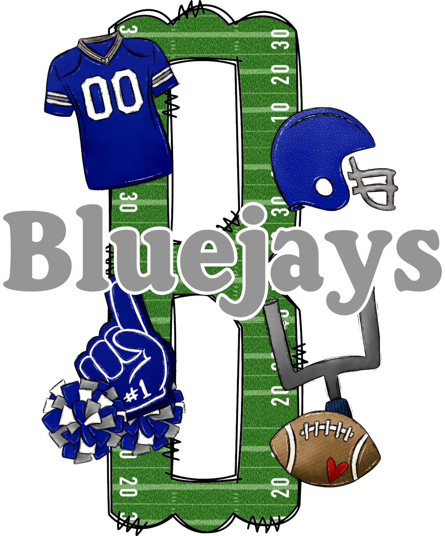 BLUEJAYS LETTER FOOTBALL FIELD (Direct To Film)