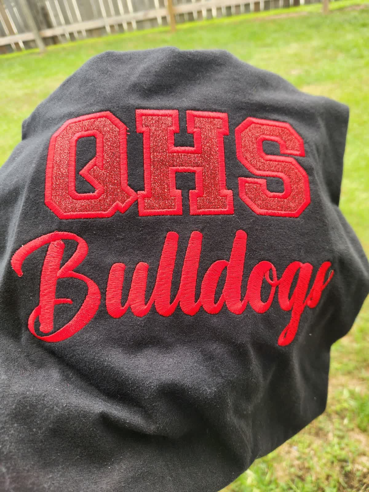 Collegiate Glitter Appliqué Sweatshirt
