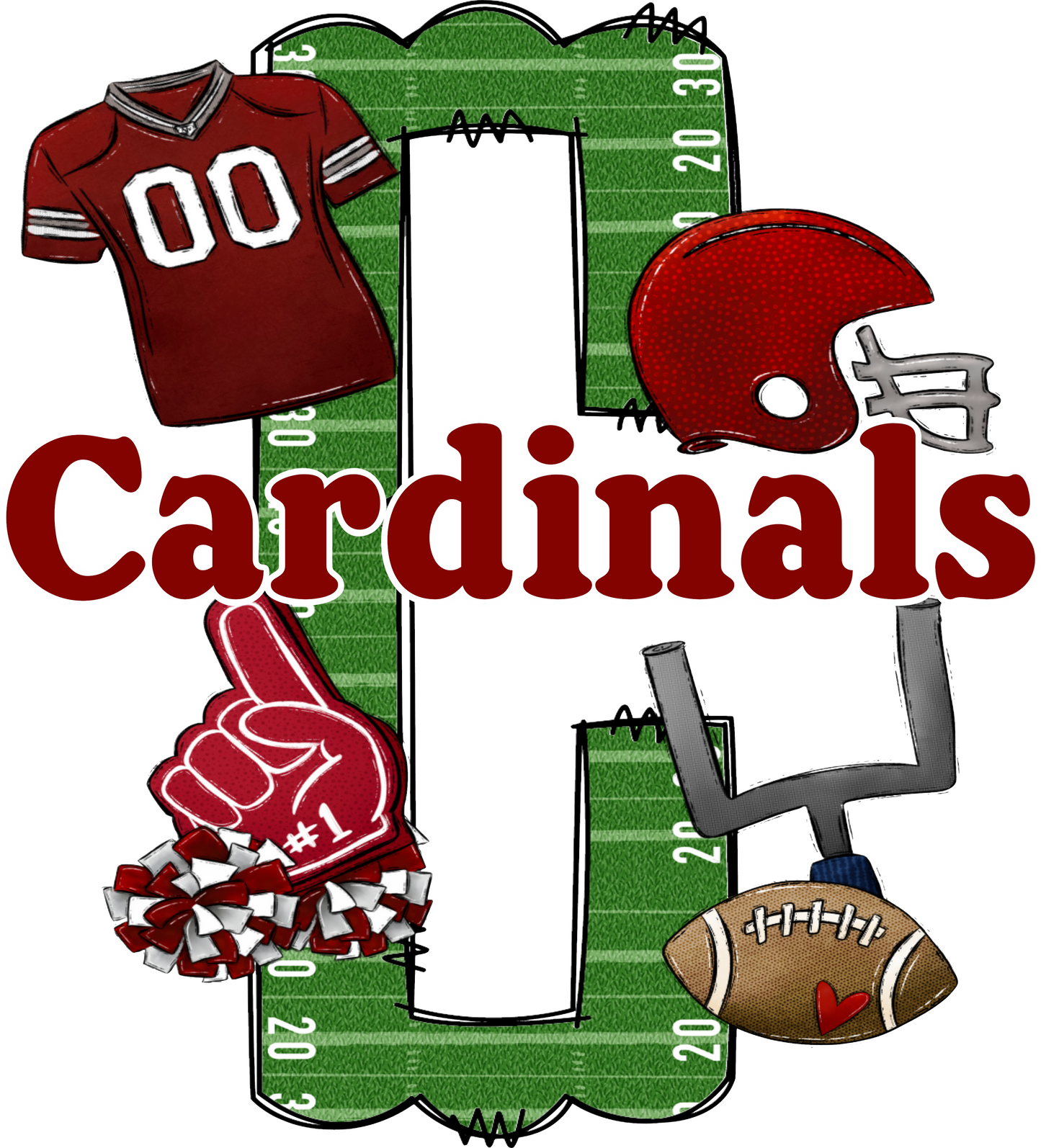 CARDINALS LETTER FOOTBALL FIELD (Direct To Film)