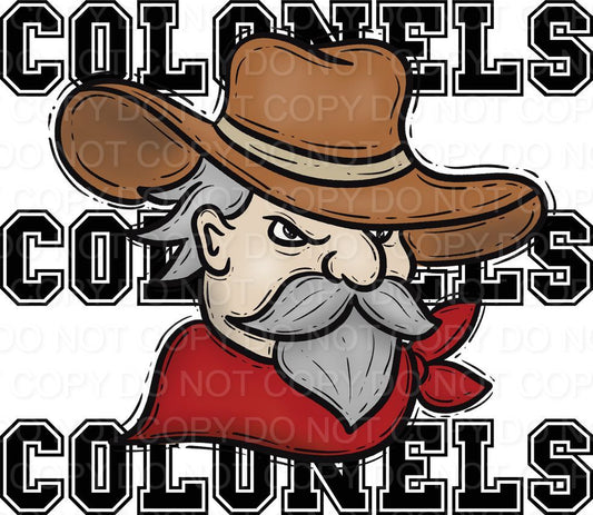 Colonels Mascot with Colonels Name (Direct To Film)