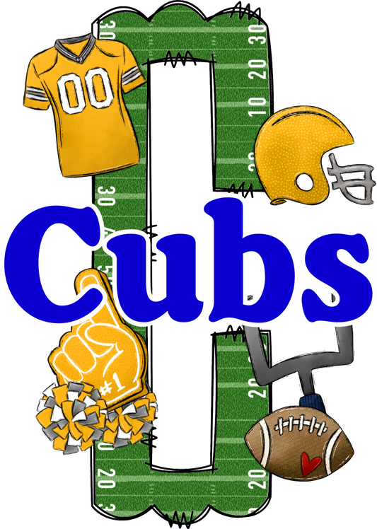 CUBS LETTER FOOTBALL FIELD  (Direct To Film)