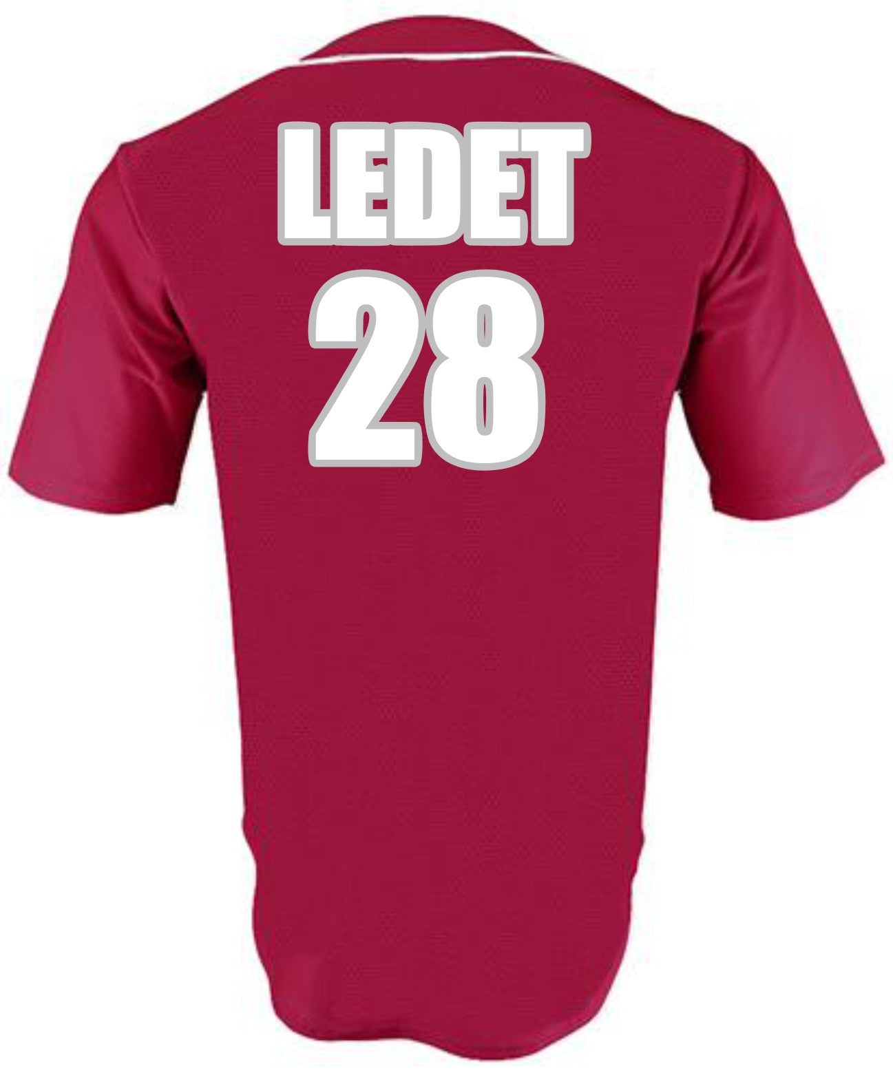 E.D.White Indoor Percussion Baseball Jersey