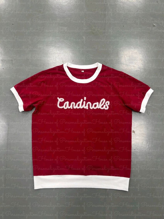 Cardinals Tinsel Ringer Tee