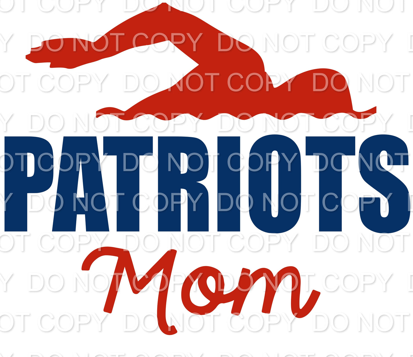 EMHS Patriots Swim Mom (Sublimation)