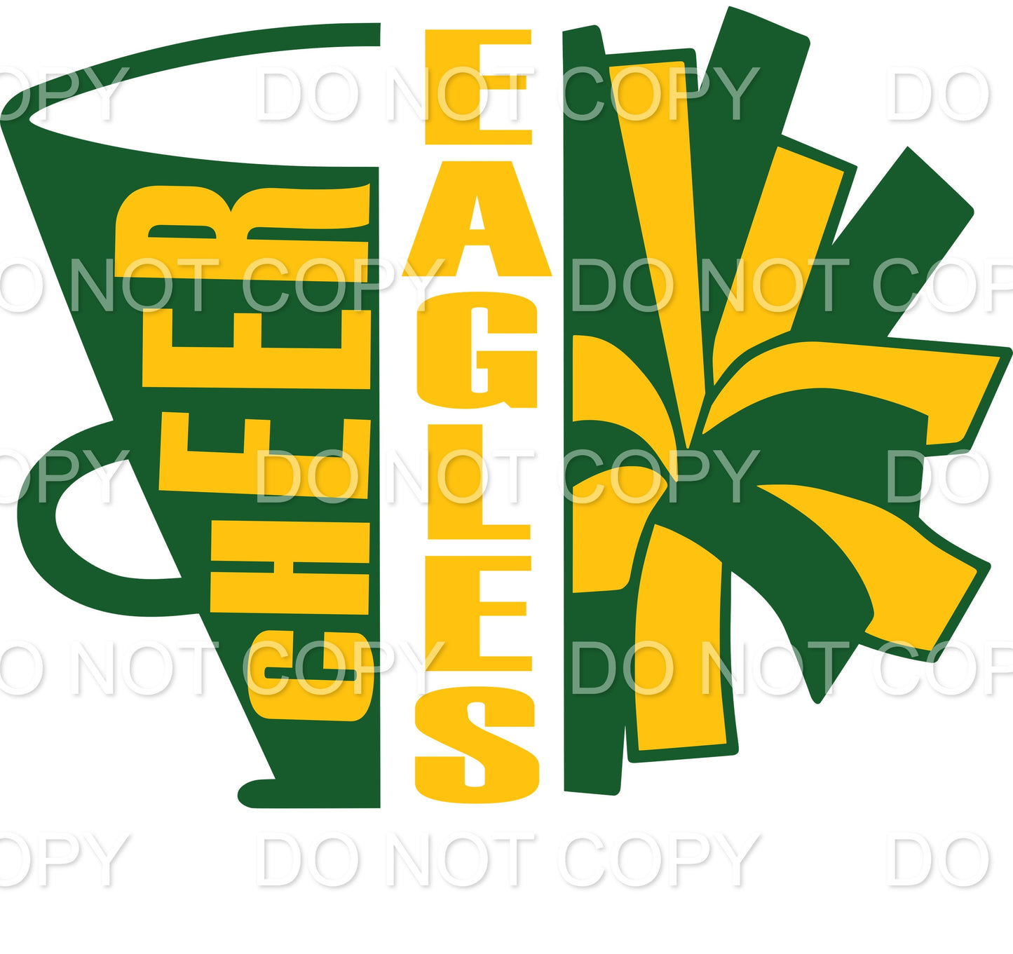 Eagles Megaphone Pom Pom (Sublimation)