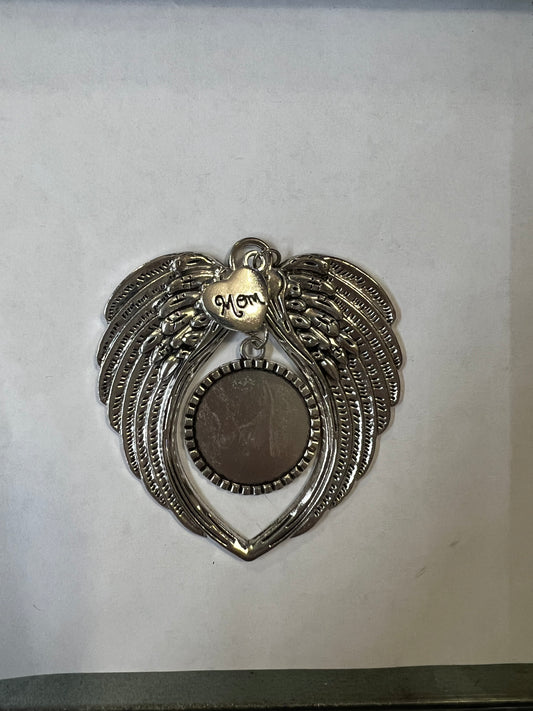 Sublimation Angel Ornament with Charm