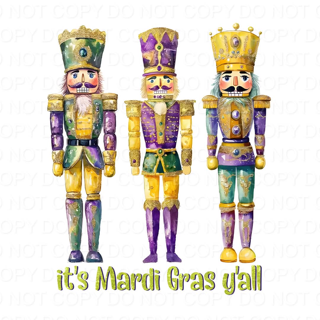 Purple, Green, Gold Nutcracker(Direct To Film)