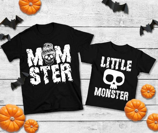 Momster and Little Monster Single Color (Youth or Adult)