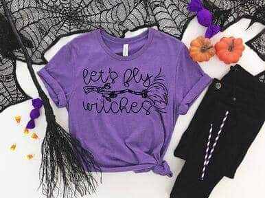 Let's Fly Witches Single Color (Adult)