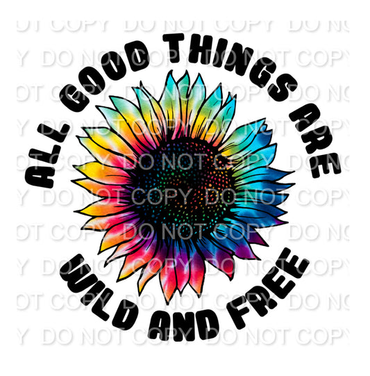 All Good Things are Wild and Free Full Color (Adult)