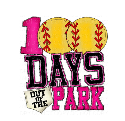 100 days out of the park softball (Direct To Film)