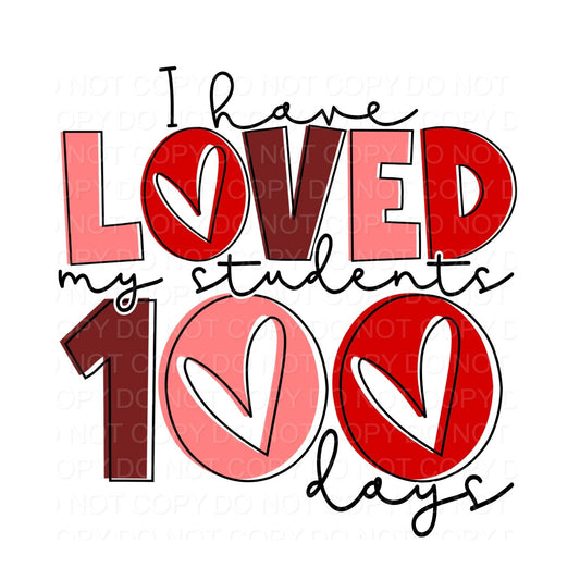 I have loved my students 100 days (Direct To Film)