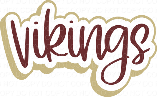 GC VIKINGS OUTLINE (Direct To Film)