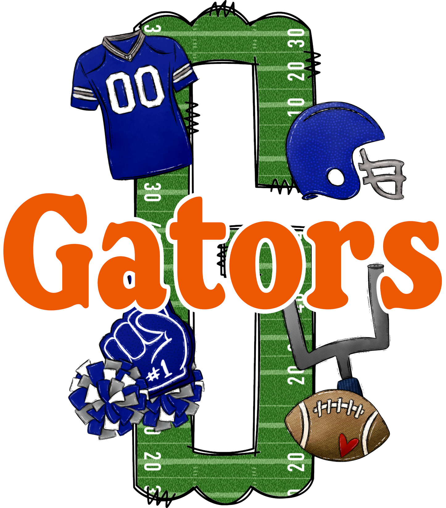 GATORS LETTER FOOTBALL FIELD (Direct To Film)