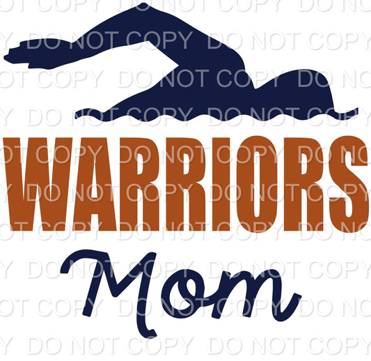 HCS Warriors Swim Mom (Sublimation)