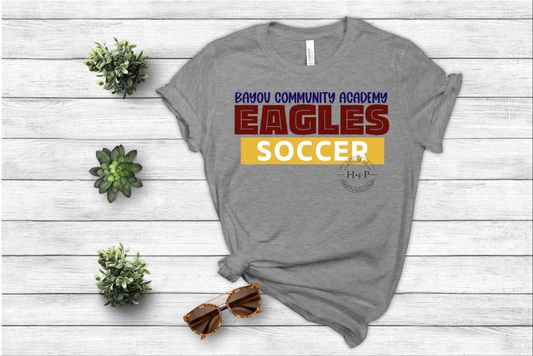 Bayou Community Academy Eagles Soccer DTF Transfer