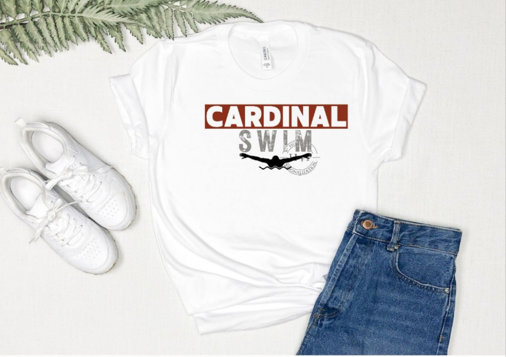 Cardinal Swim DTF Transfer