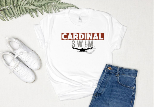 Cardinal Swim Silhouette DTF Transfer