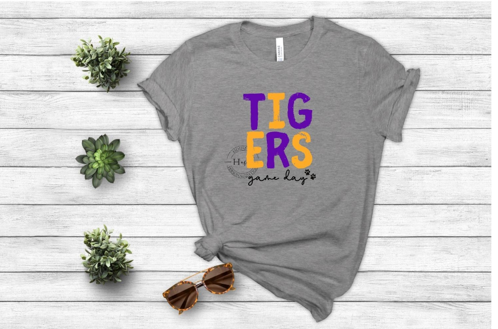 Tigers Game Day Script DTF Transfer