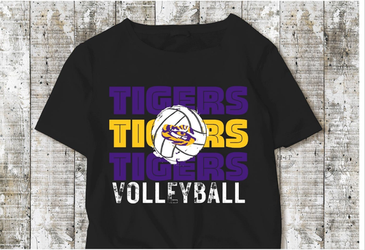 Tigers Tiger Eye Volleyball DTF Transfer