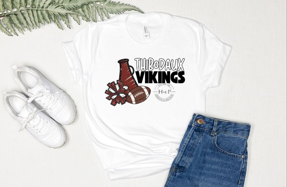 Thibodaux Vikings DTF Transfer
