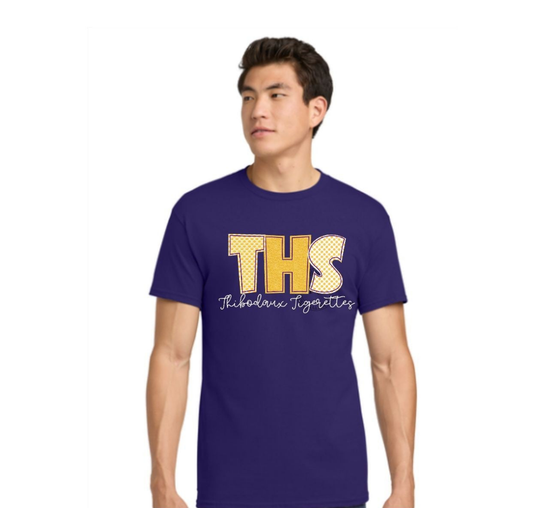 THS Doodle Thibodaux Tigerettes DTF Transfer