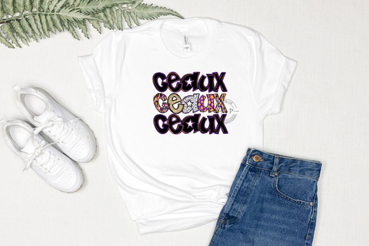 Geaux Geaux Geaux Doodle DTF Transfer