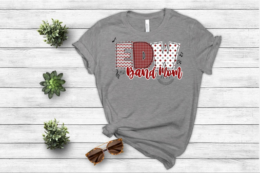 EDW Doodle Band Mom DTF Transfer