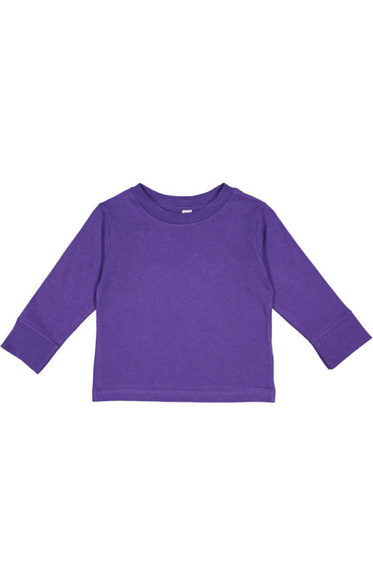 Purple Rabbit Skins - Toddler Cotton Jersey Long Sleeve Tee - 3311