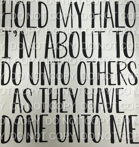 Hold My Halo Single Color (Adult)